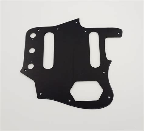 Black Acrylic Pickguard For Us Mex Fender Standard Jaguar Reverb