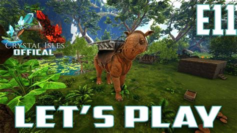 Lets Play Arksurvival Evolved Offical Crystal Isles Ep11