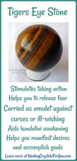 Tigers Eye Stone Used As Amulet Against Curses And Aids Manifestation