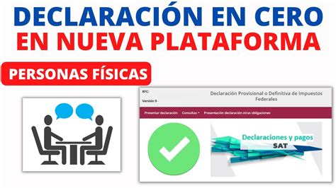 Declaración De Personas Físicas Actividad Empresarial Y Profesional En