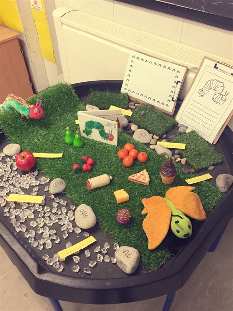 The Hungry Caterpillar Role Play Ready In The Black Tray This Week The