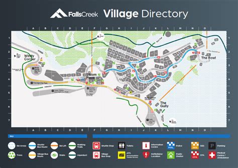 Village Maps Falls Creek Alpine Resort