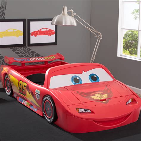 Disney/Pixar Cars Lightning McQueen Twin Bed By Delta Children | stickhealthcare.co.uk