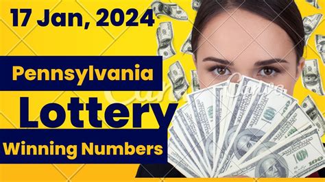 Pennsylvania Evening Lottery Draw Results 17 Jan 2024 Pick 2