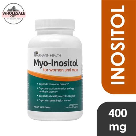 FAIRHAVEN HEALTH MYO INOSITOL 120 Capsules Lazada PH