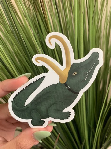 Alligator Loki Crocodile Loki Sticker Etsy