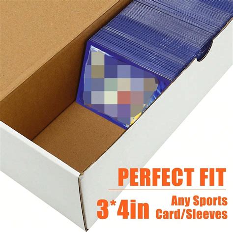 Cardboard Card Storage Box For Baseball Cards,Trading Card Storage Box With Dividers,Football ...