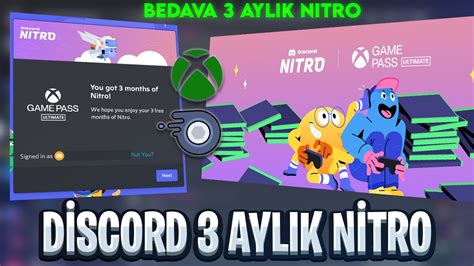 DİSCORD 3 AYLIK BEDAVA NİTRO ALMAK Discord Bedava Nitro 2022 Xbox