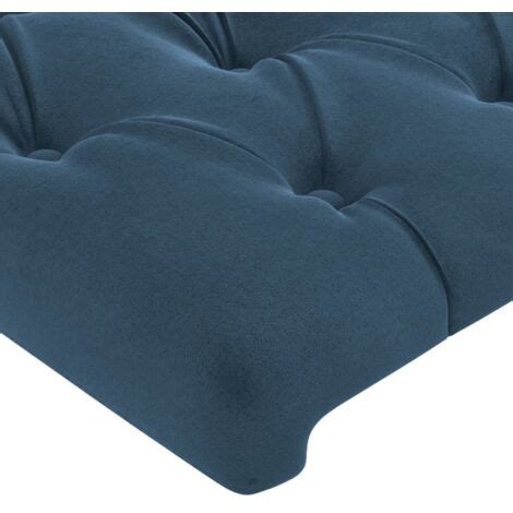 Furniture Limited T Tes De Lit Pcs Bleu Fonc X X Cm