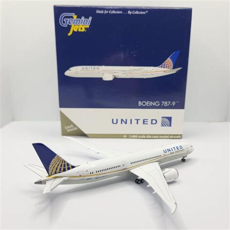 Gemini Jets 1:400 United Airlines N38950 Boeing 787-9 - Bedfordshire ...