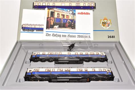 Märklin H0 2681 Wagenset 2tlg zum Hofzug Kaiser Wilhelm in OVP 2 eBay