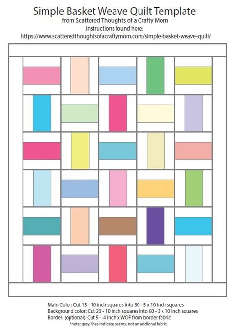 Simple Basket Weave Quilt Pattern W A Layer Cake Artofit