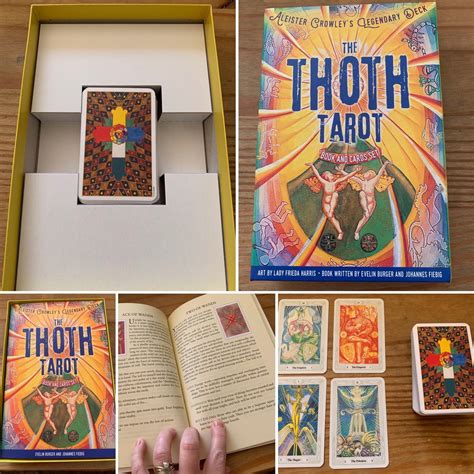 Purple Moon The Thoth Tarot Book And Cards Set