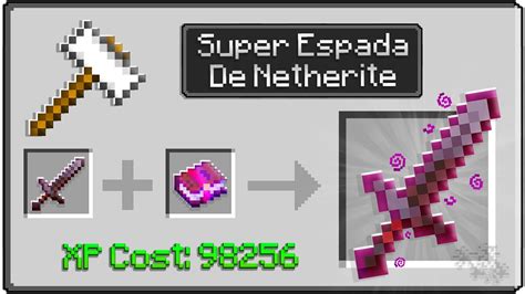 COMO TER A MELHOR ESPADA DE NETHERITE ENCANTADA INVENCÍVEL DO MINECRAFT