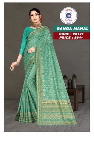 Jacquard Silk Saree 6 M With Blouse Piece At Rs 594 Piece In Surat