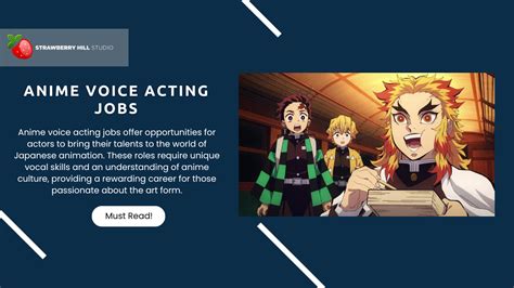 The Ins And Outs Of Anime Voice Acting Jobs Tips And Tricks For Success