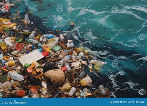 Trash on the Ocean Shore. Problem of Pollution and Ecology of the Sea ...