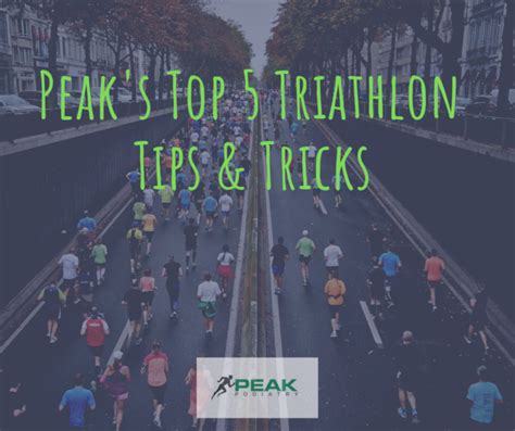 Top Five Tips - Triathlon - Peak Podiatry