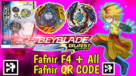 Fafnir F4 F3 Qr Code Beyblade Burst Turbo App Youtube