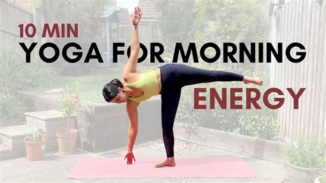 Min Morning Yoga For Energy Wake Up Feeling Energised Youtube