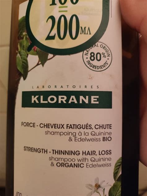 Klorane Force Cheveux Fatigu S Chute Shampoing La Quinine