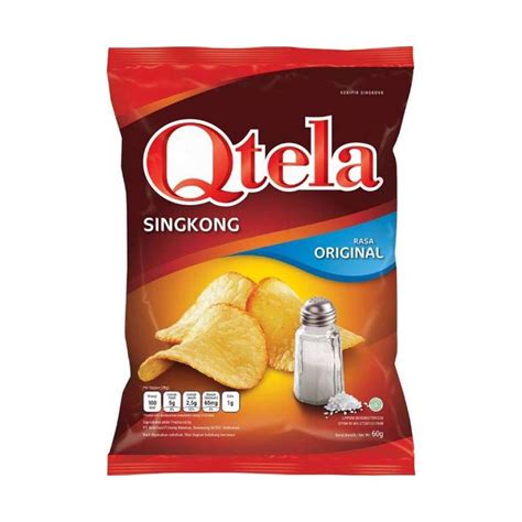 Jual Qtela Singkong Snack Rasa Original 60 Gr Di Seller Blibli