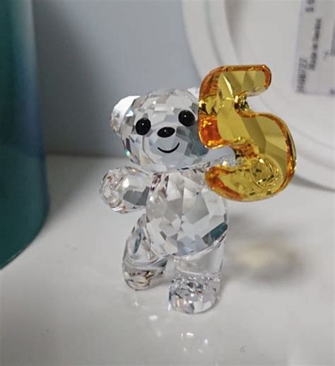 SWAROVSKI KRIS BÄR BEAR NUMMER NR 5 FÜNF NUMBER FIVE 5108727 Sammler