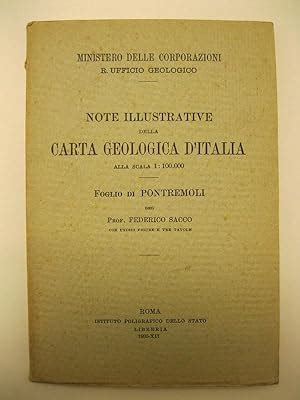 Note Illustrative Della Carta Geologica D Italia Alla Scala Di 1 100