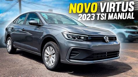 NOVO VIRTUS 2023 TSI MANUAL BRIGA DE FRENTE ONIX E HB20 YouTube