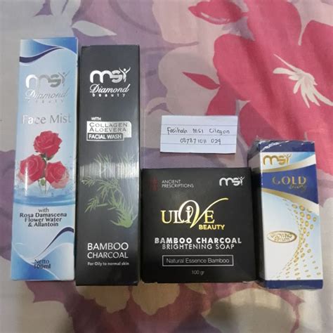 Jual Paket Msi Diamond Beauty Face Mist Bamboo Charcoal Batang Cair