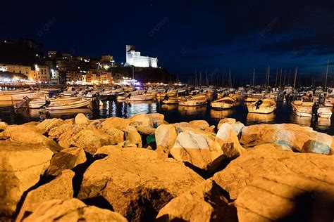 Lerici Italy Bay Beach Boats Photo Background And Picture For Free ...