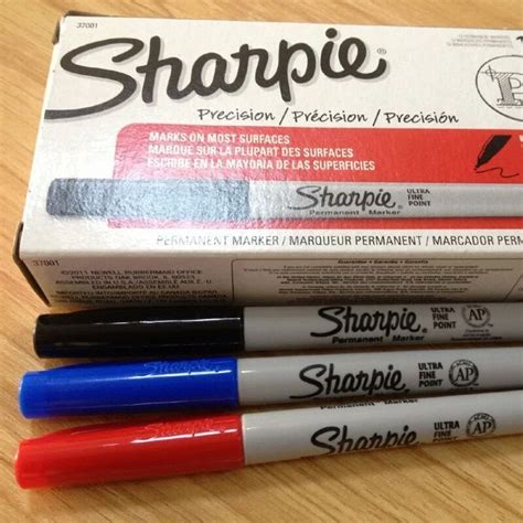 12pcs American Sharpie 37002 Permanent Marker Ultra Fine Point Oil