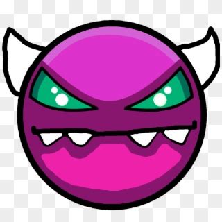 Demon Face Png - Geometry Dash Demon Face, Transparent Png - 990x834 ...