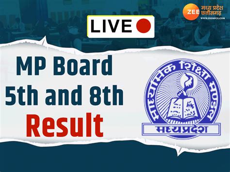 Mp Board 5th 8th Result Declared Live Updates एमपी बोर्ड 5वीं 8वीं का रिजल्ट जारी Direct Link