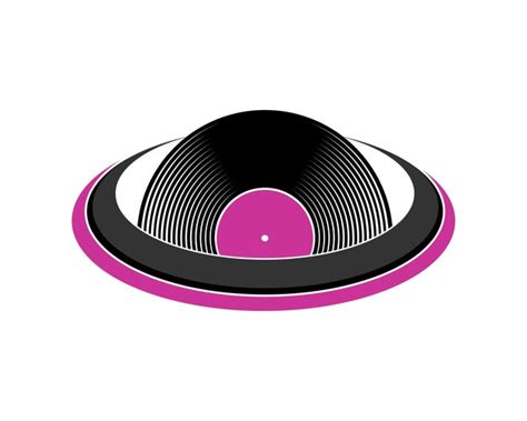 Premium Vector Vinyl Recorder Inside The Circle Logo