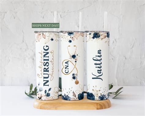 Personalized CNA Tumbler, Gift for CNA, Certified Nursing Assistant