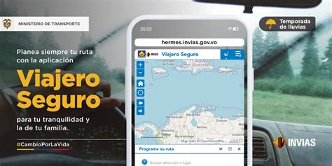 INVÍAS on Twitter Ten a la mano la aplicación ViajeroSeguro en la