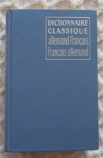 DICTIONNAIRE ALLEMAND FRANÇAIS Français ALLEMAND EUR 5 00 PicClick FR