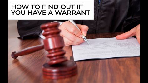 How To Find Out If You Have A Warrant YouTube