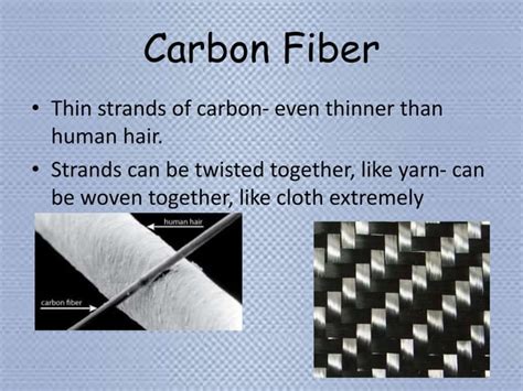 Carbon fiber and it's applications | PPT