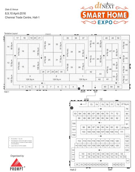 Stall Layout Prompt Trade Fairs India Private Limited Exhibition