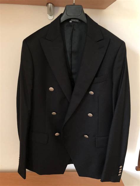 Bespoke ONLY DROP Balmain Inspired Double Breasted Blazer Grailed