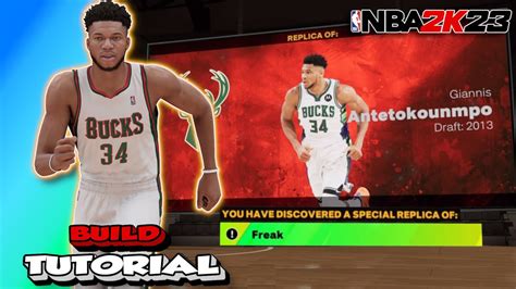 How To Unlock The Freak Replica Build On Nba K Giannis