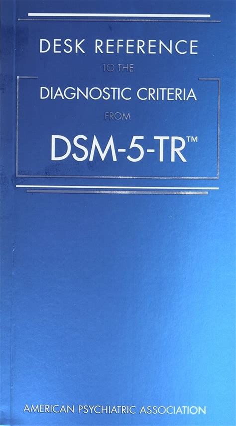 알라딘 Desk Reference to the Diagnostic Criteria from Dsm 5 Tr r Paperback