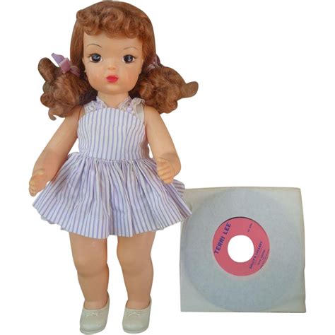 Beautiful Talking Terri Lee Doll All Original With Record 1950s