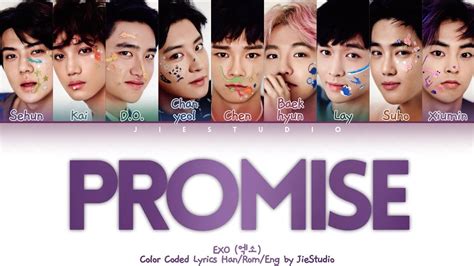 Exo Promise Lyrics Exo Promise Han Rom Eng Color Coded