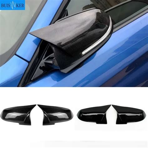 Capa Para Espelho Retrovisor De Carro Para Bmw 2 Pe As Em Fibra De