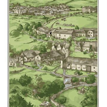 "Emmerdale Village Map" Sticker for Sale by SoysBezhamel | Redbubble