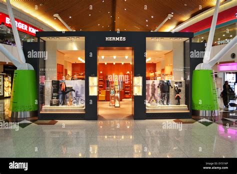 Kuala Lumpur, Malaysia: Hermes shop at Kuala Lumpur International Airport Stock Photo - Alamy