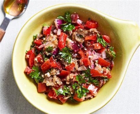 Turkish-Style Grilled Eggplant Salad - Ellie Krieger